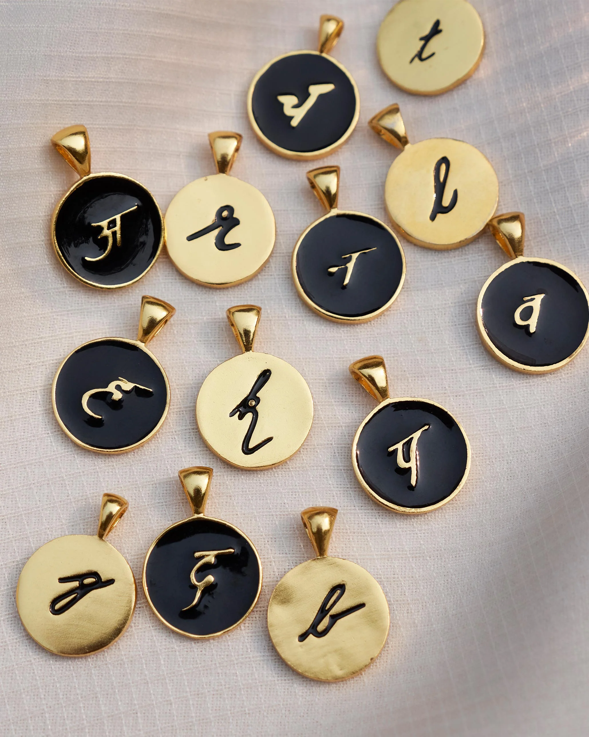 Alphabet G Charm- Black & Gold - Image 8