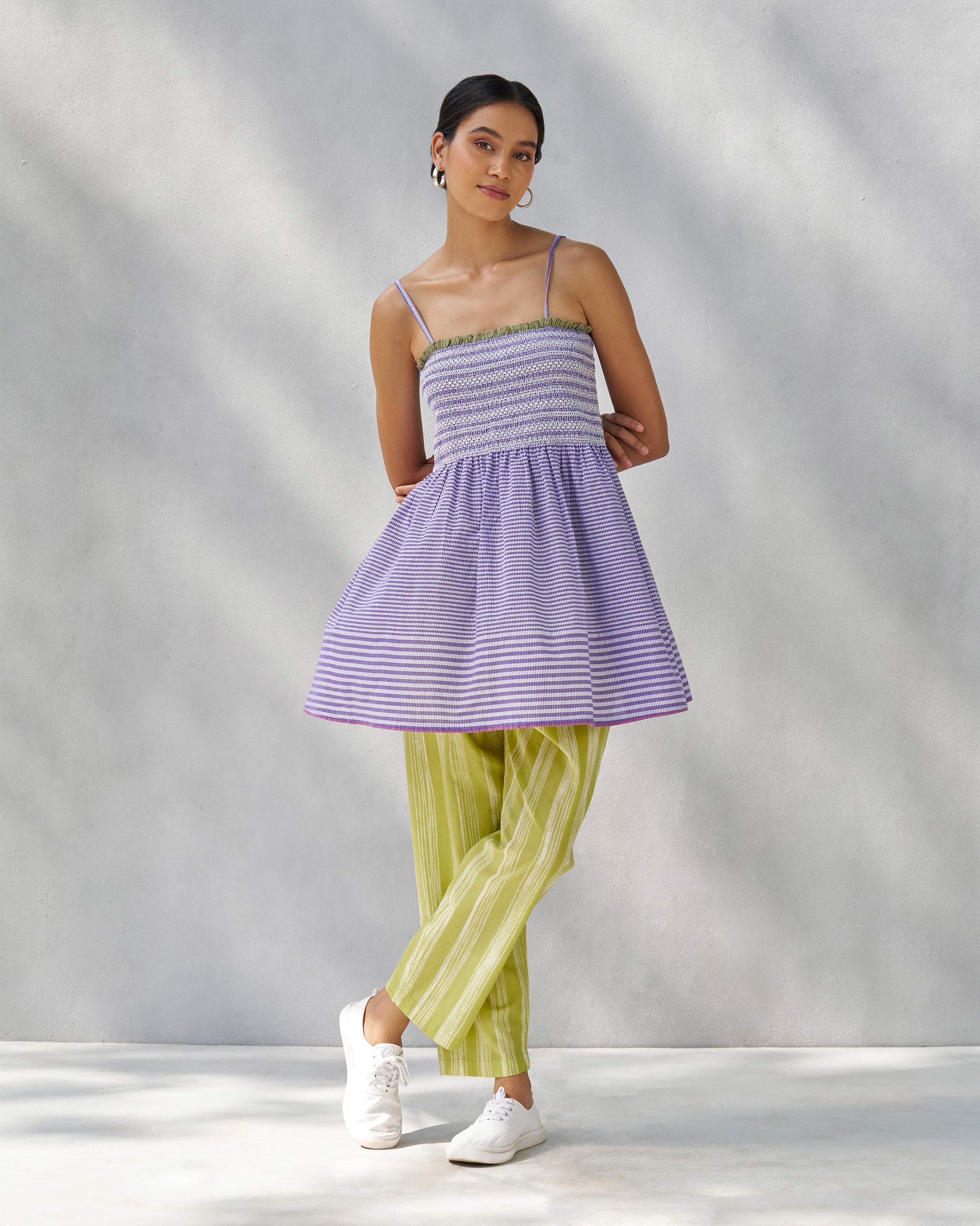 Areca Pants - Lime & Ivory - Image 6