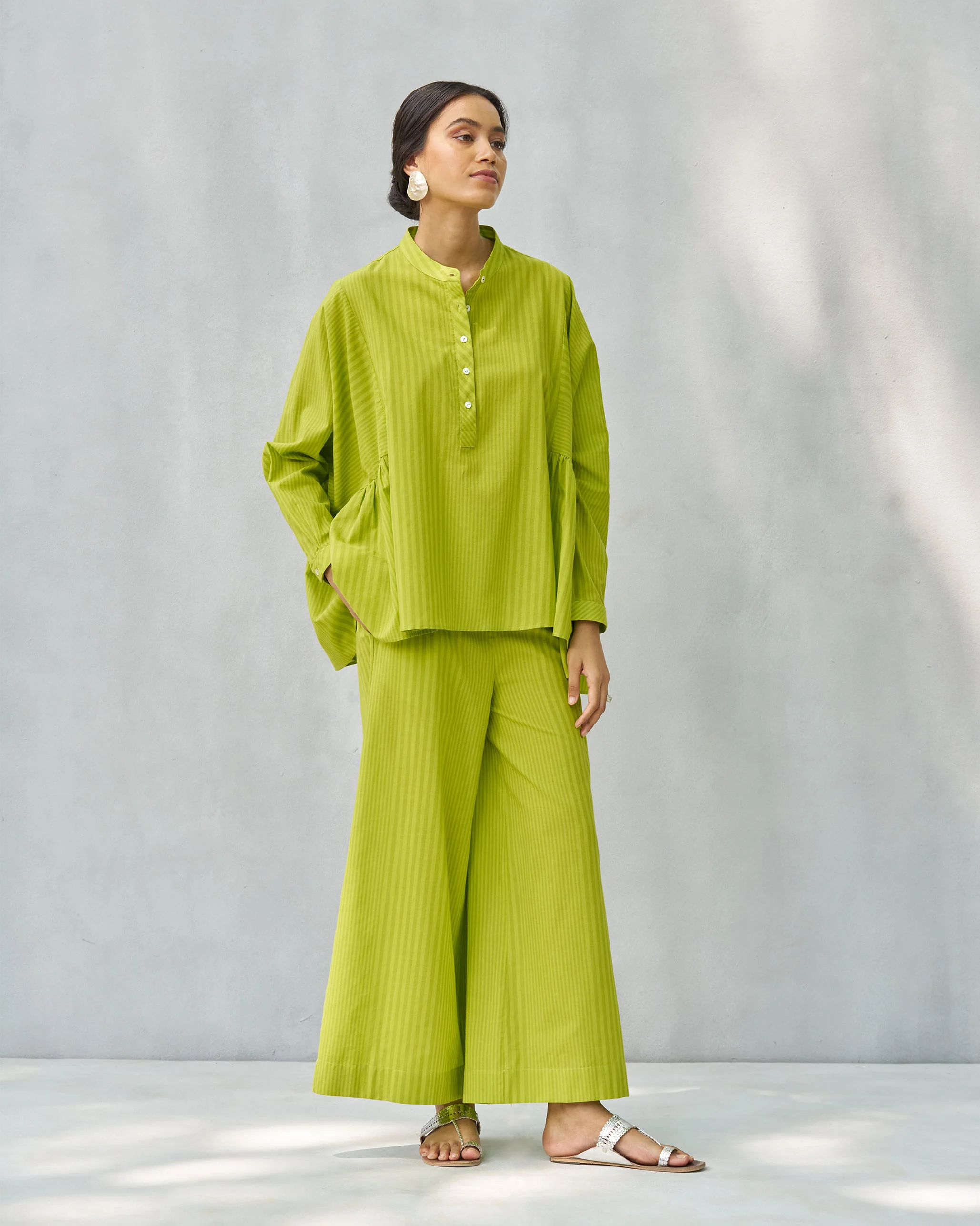 Basic Pyjamas - Lime - Image 4