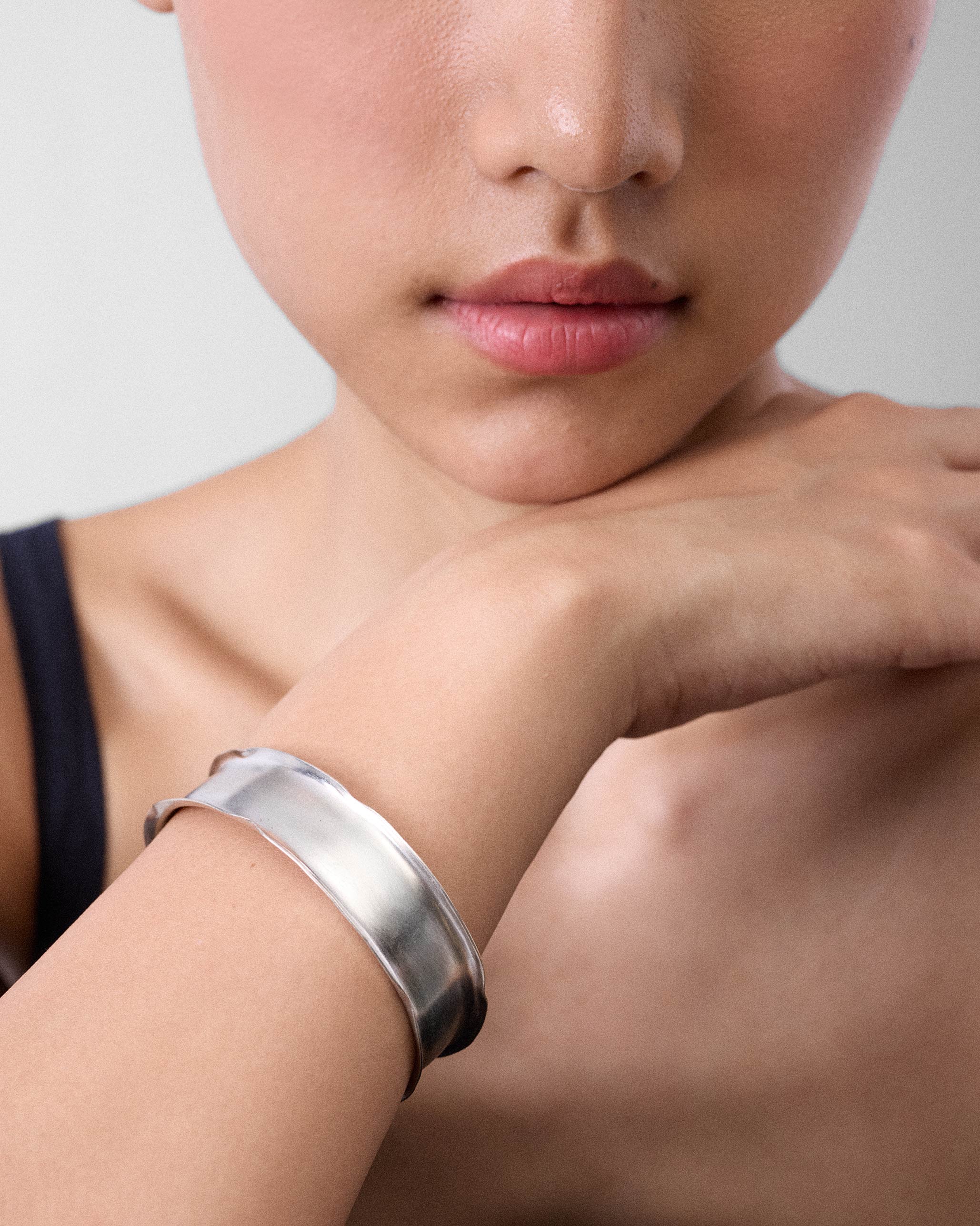 Batur Bangle Thick - Silver