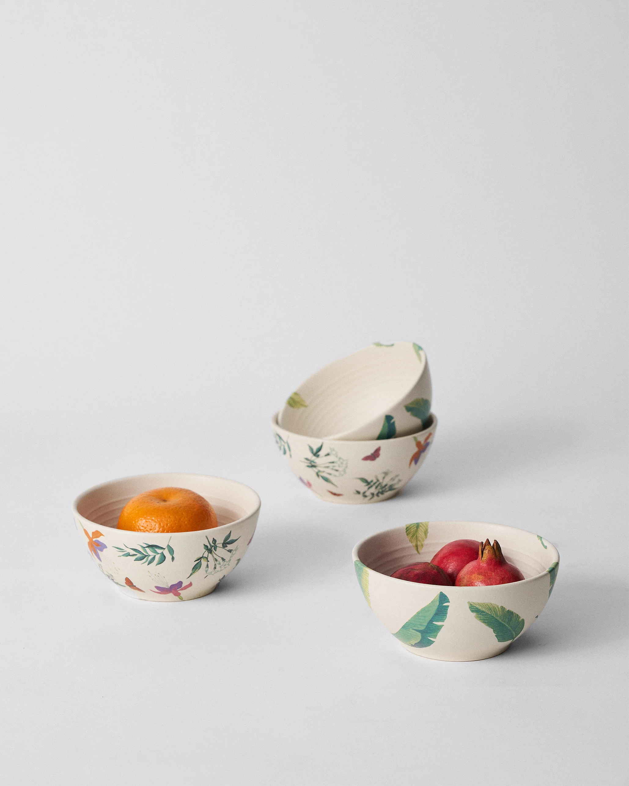 Ceylon Garden Cereal Bowl Set