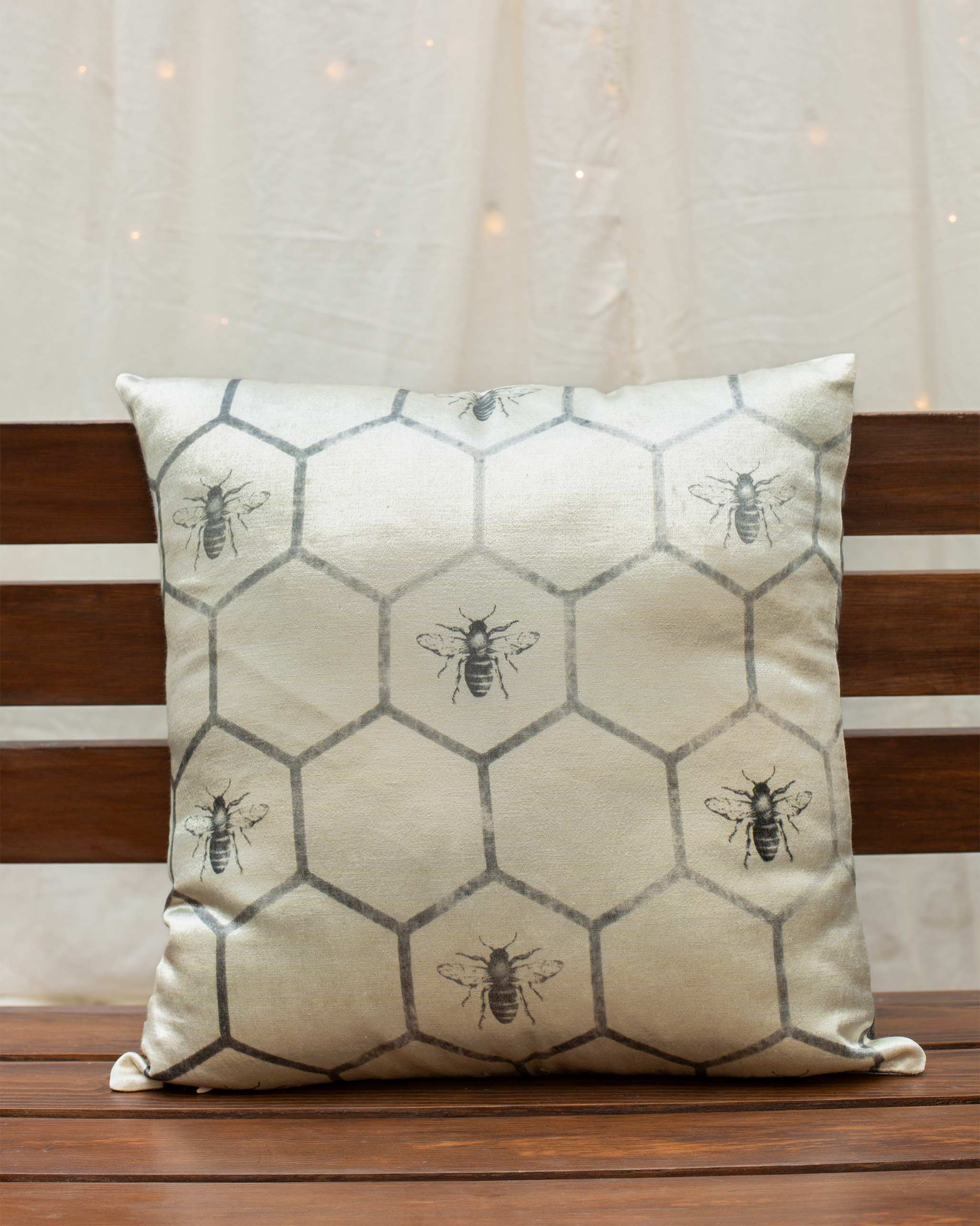 Bugged Cushion Cover - Grey - Image 3