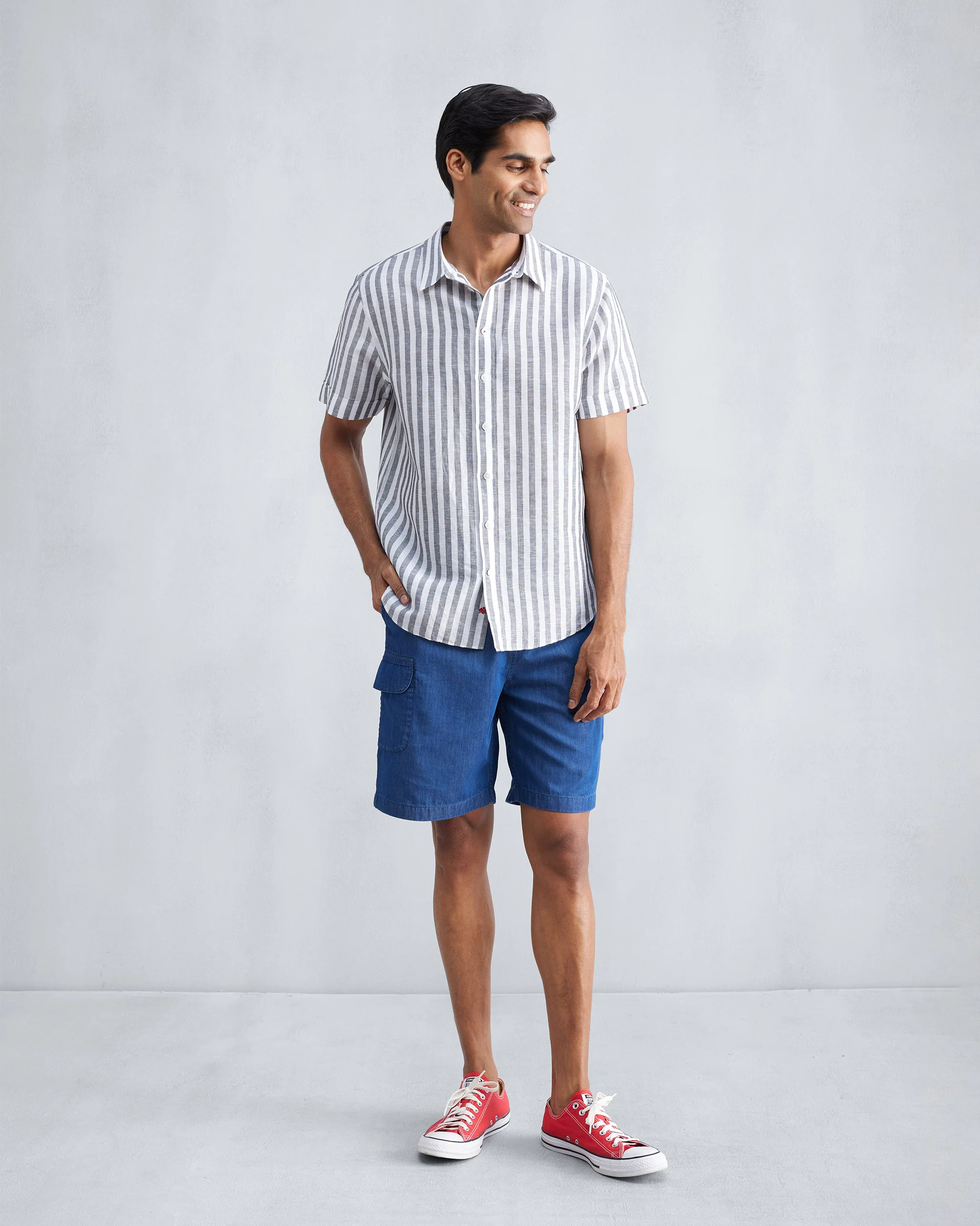 Classic Shorts - Denim - Image 5