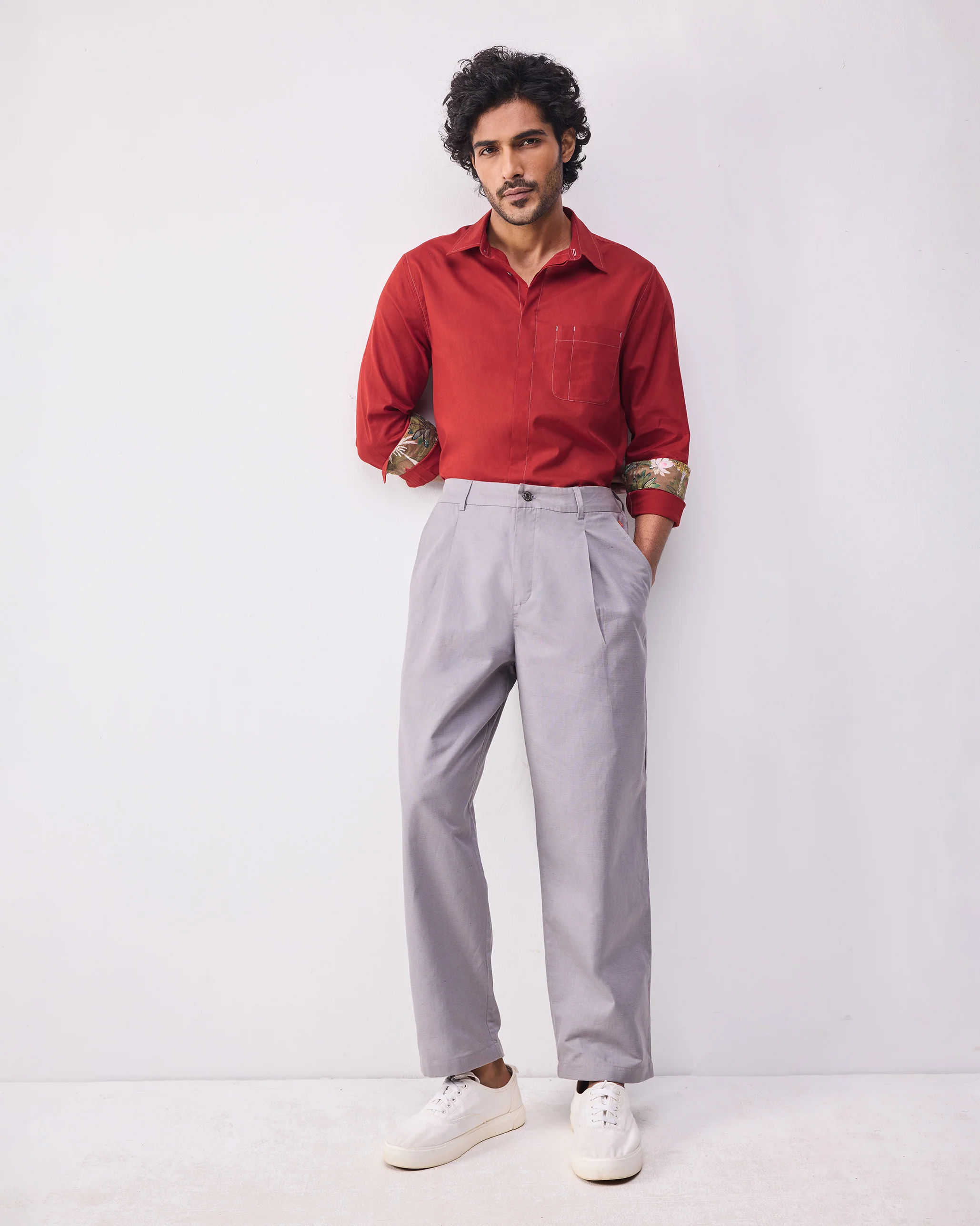 Classic Trousers - Grey - Image 6