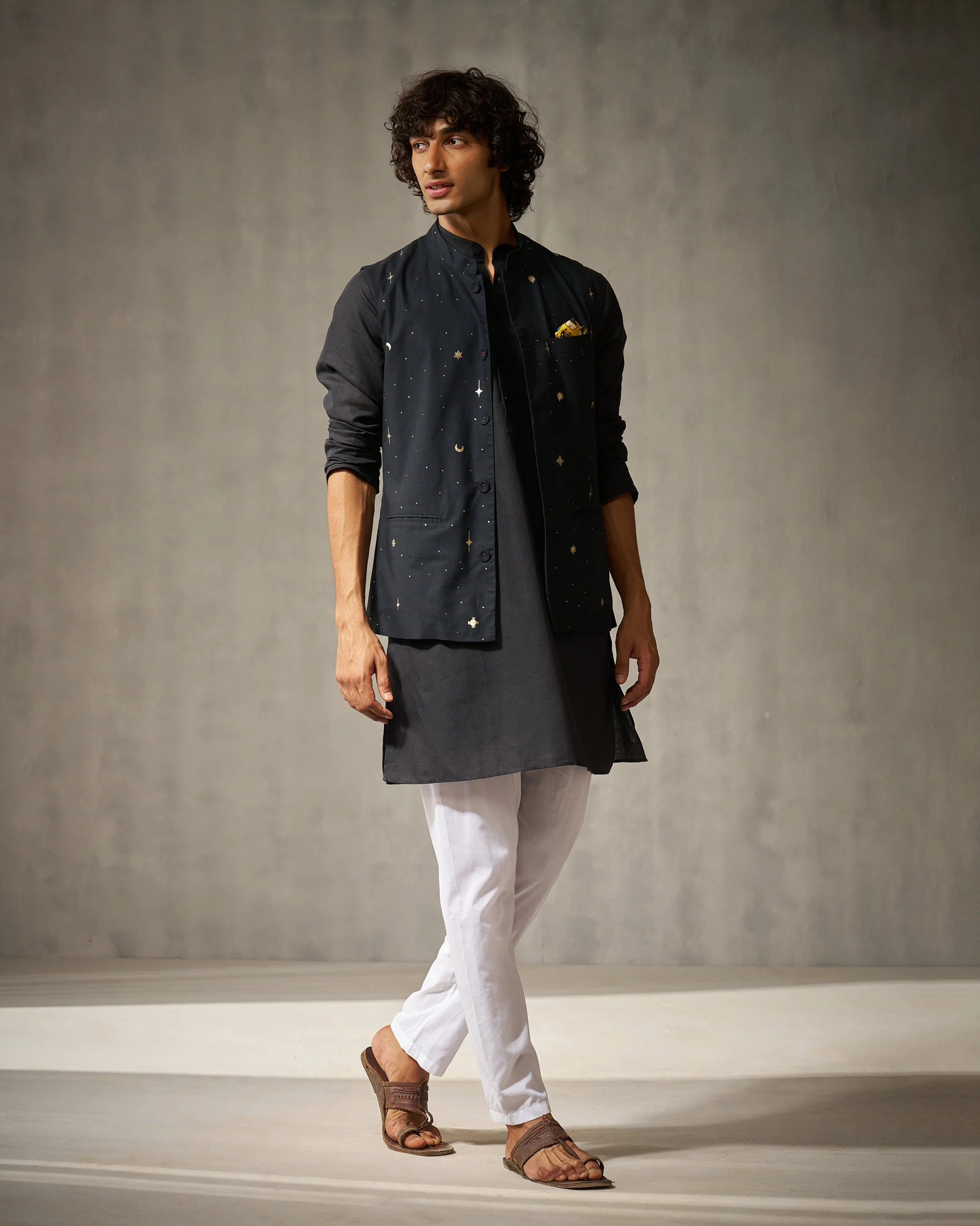 Crescent Kurta - Black - Image 6