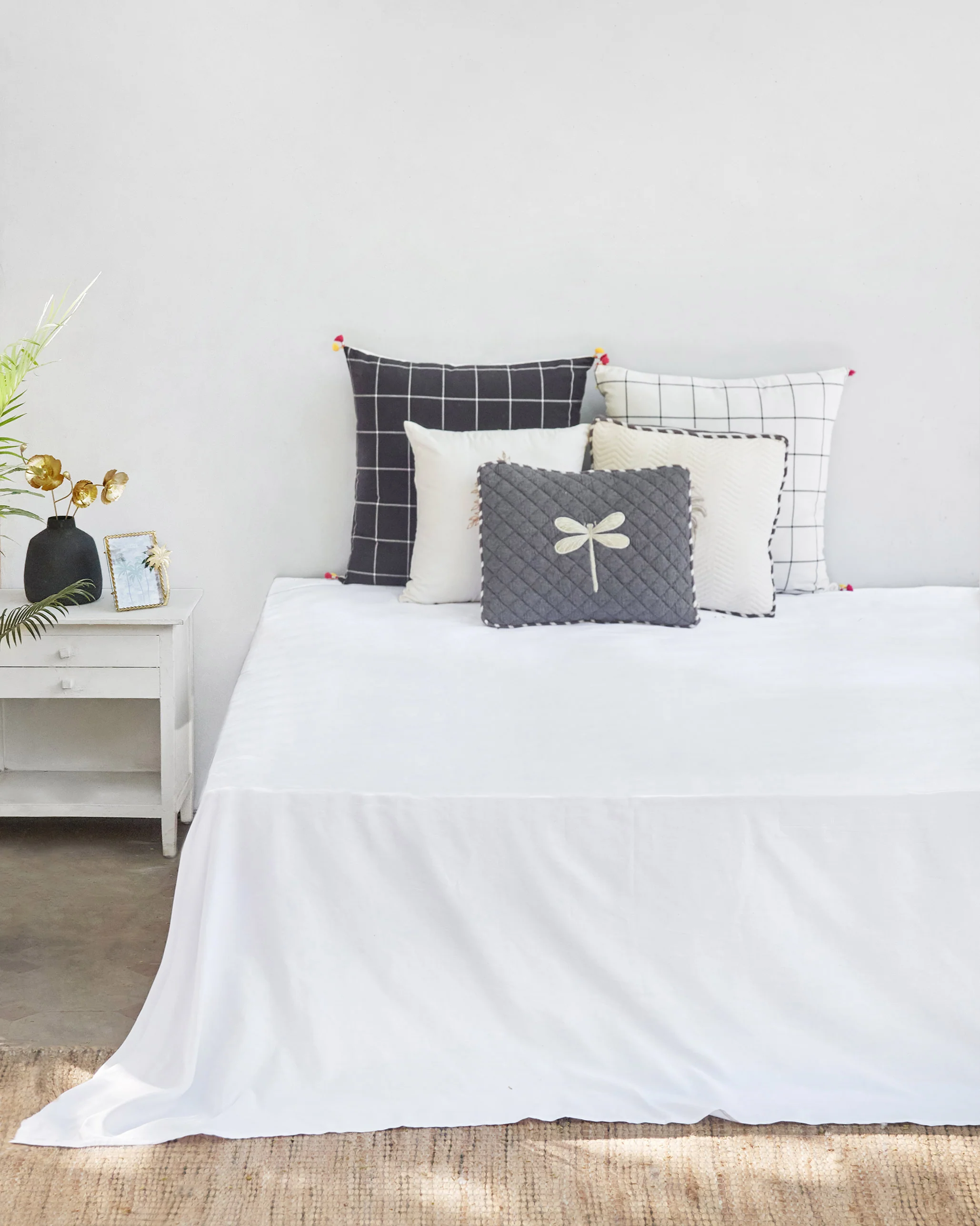 Ele Palm Bedsheet King with Pillow Case Set - Image 7