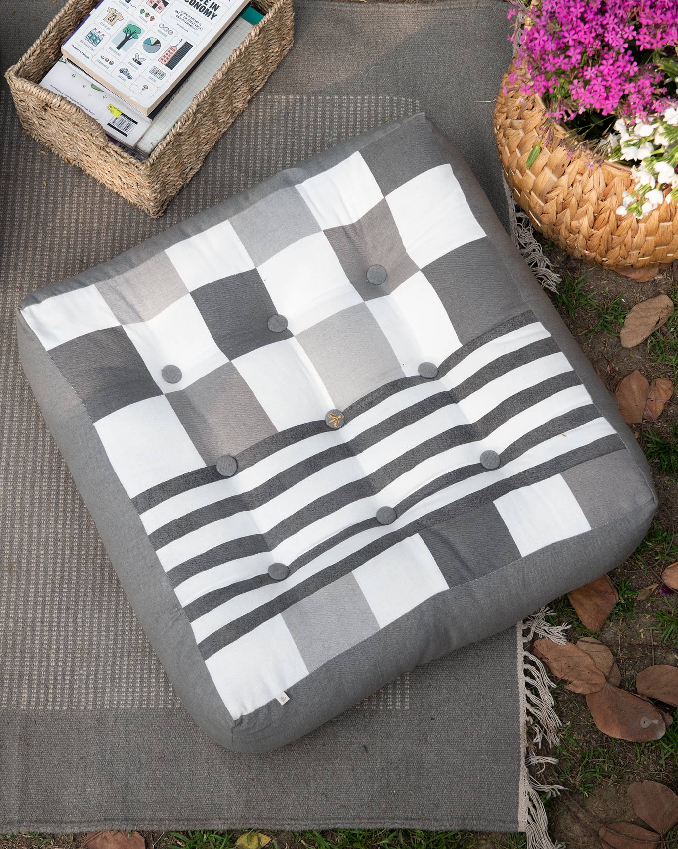 Garo Floor Cushion Cover