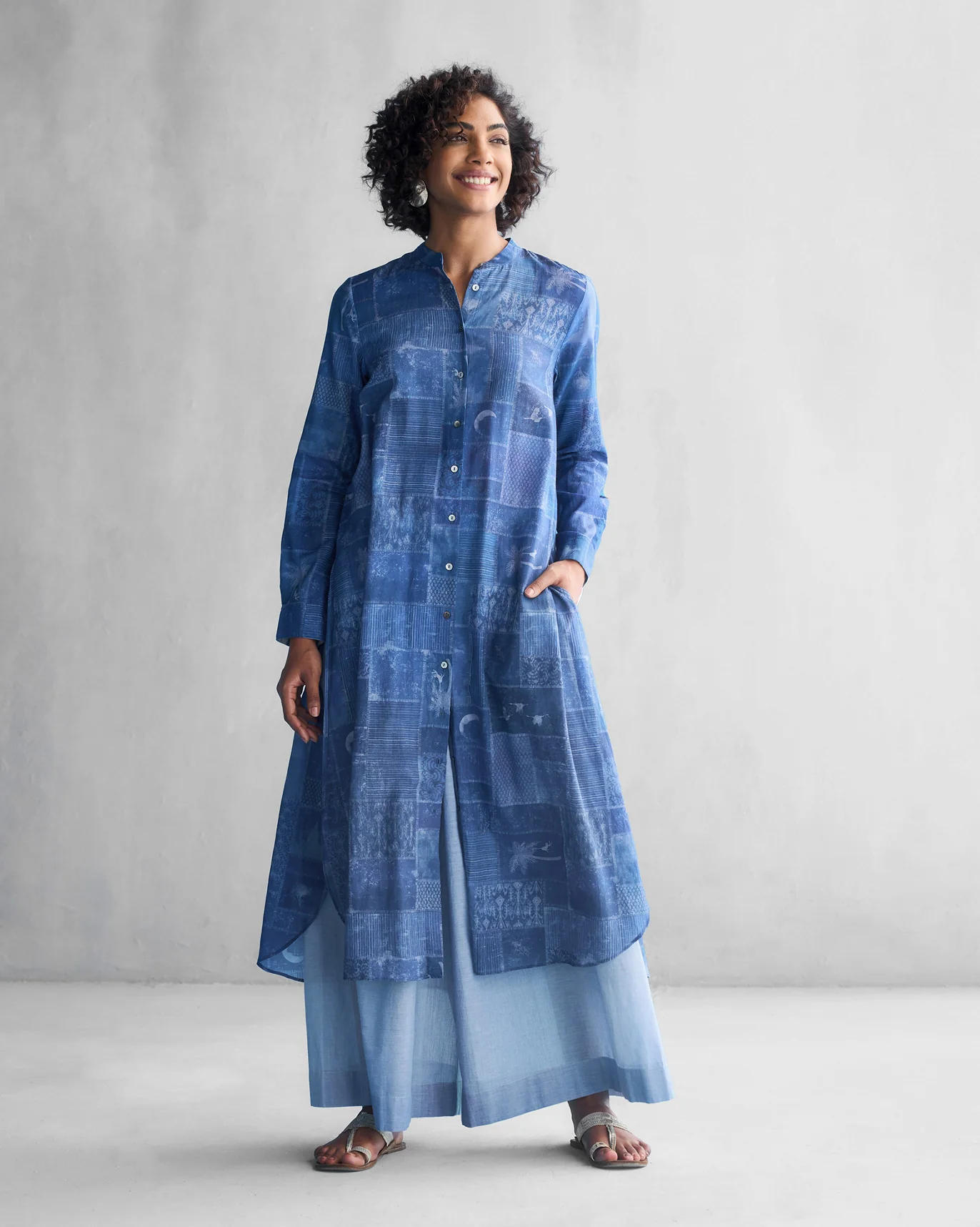 Good Opening Kurta - Navy