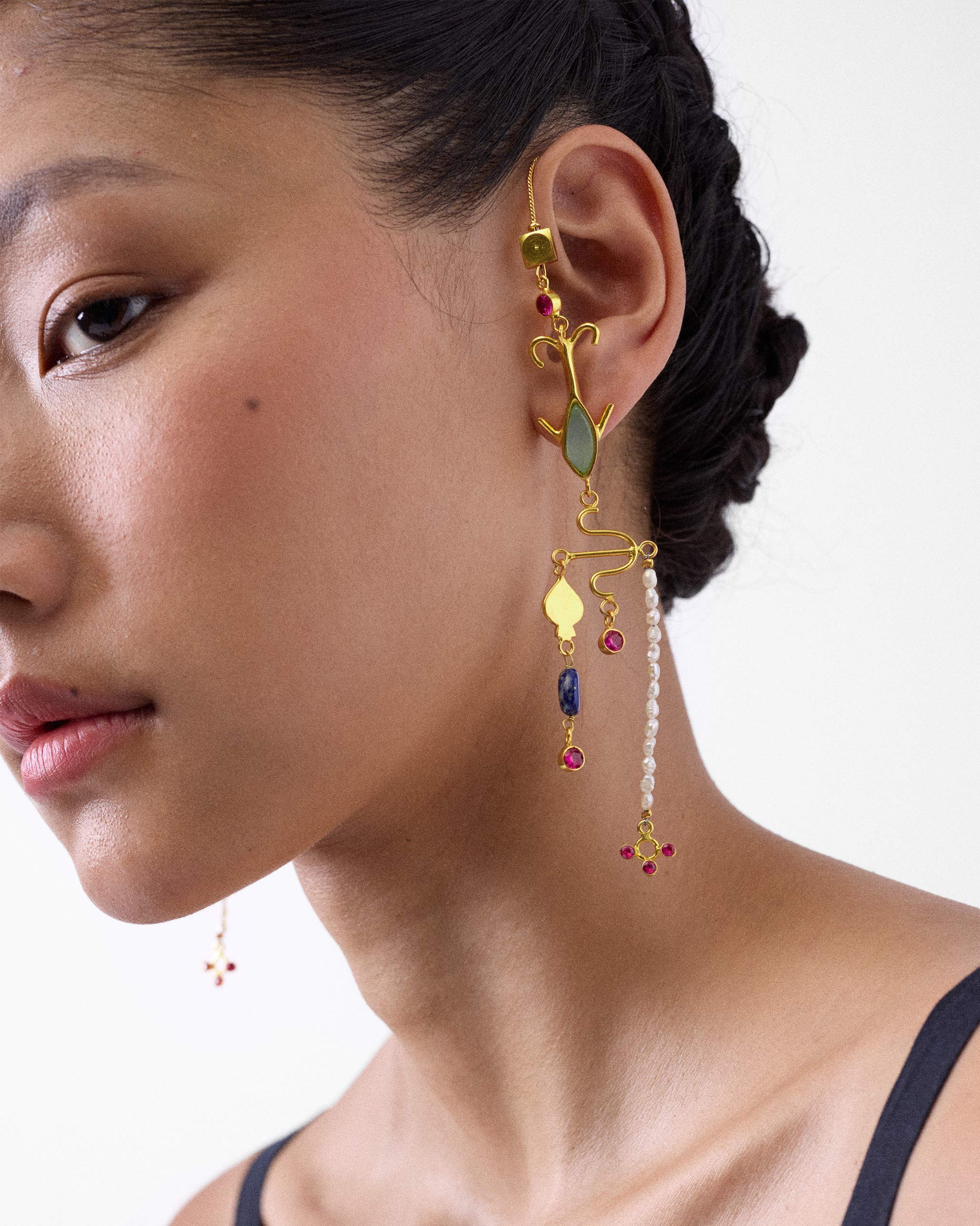 Indus Danglers - Gold