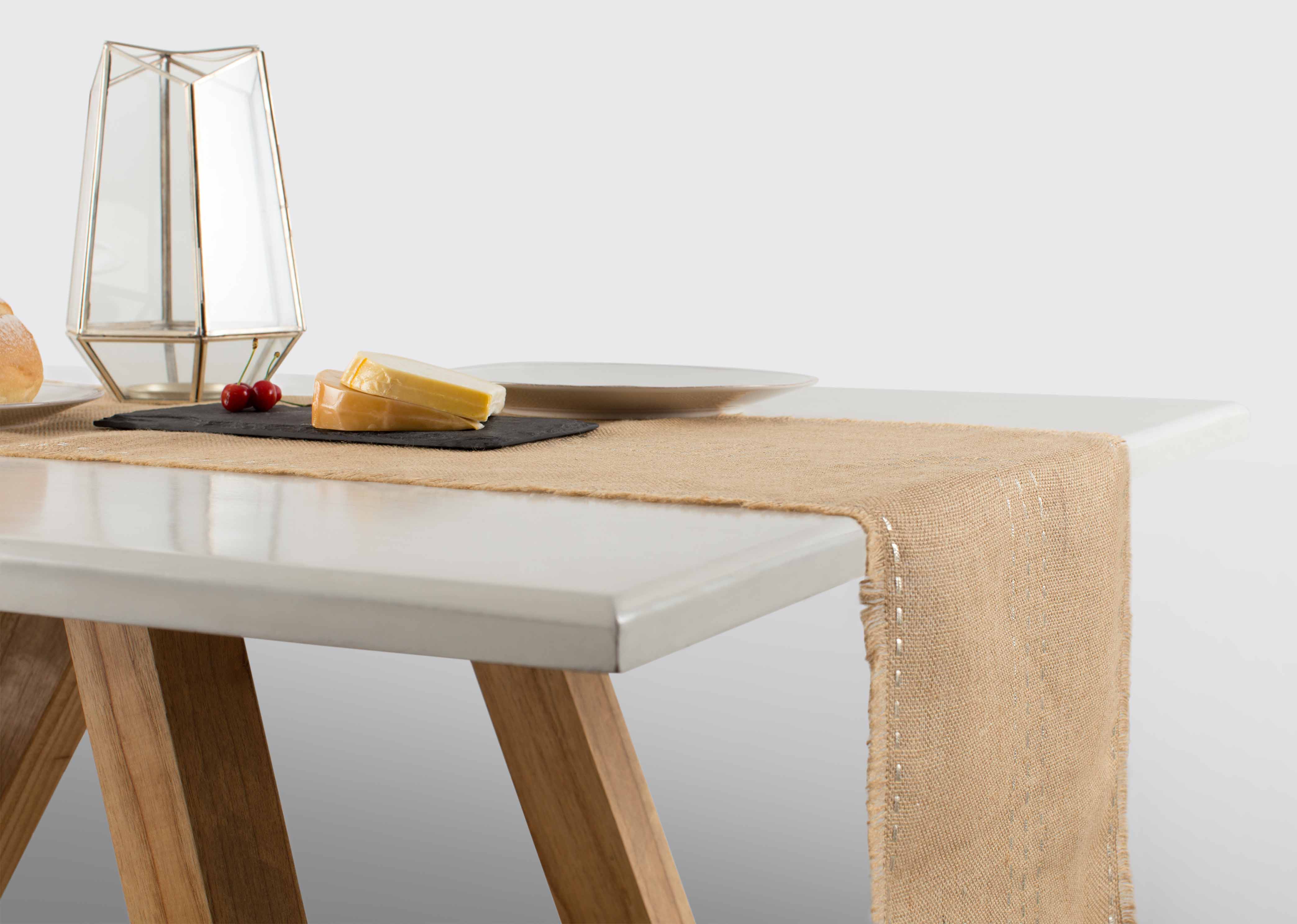 Jute Table Runner - Lime - Image 2