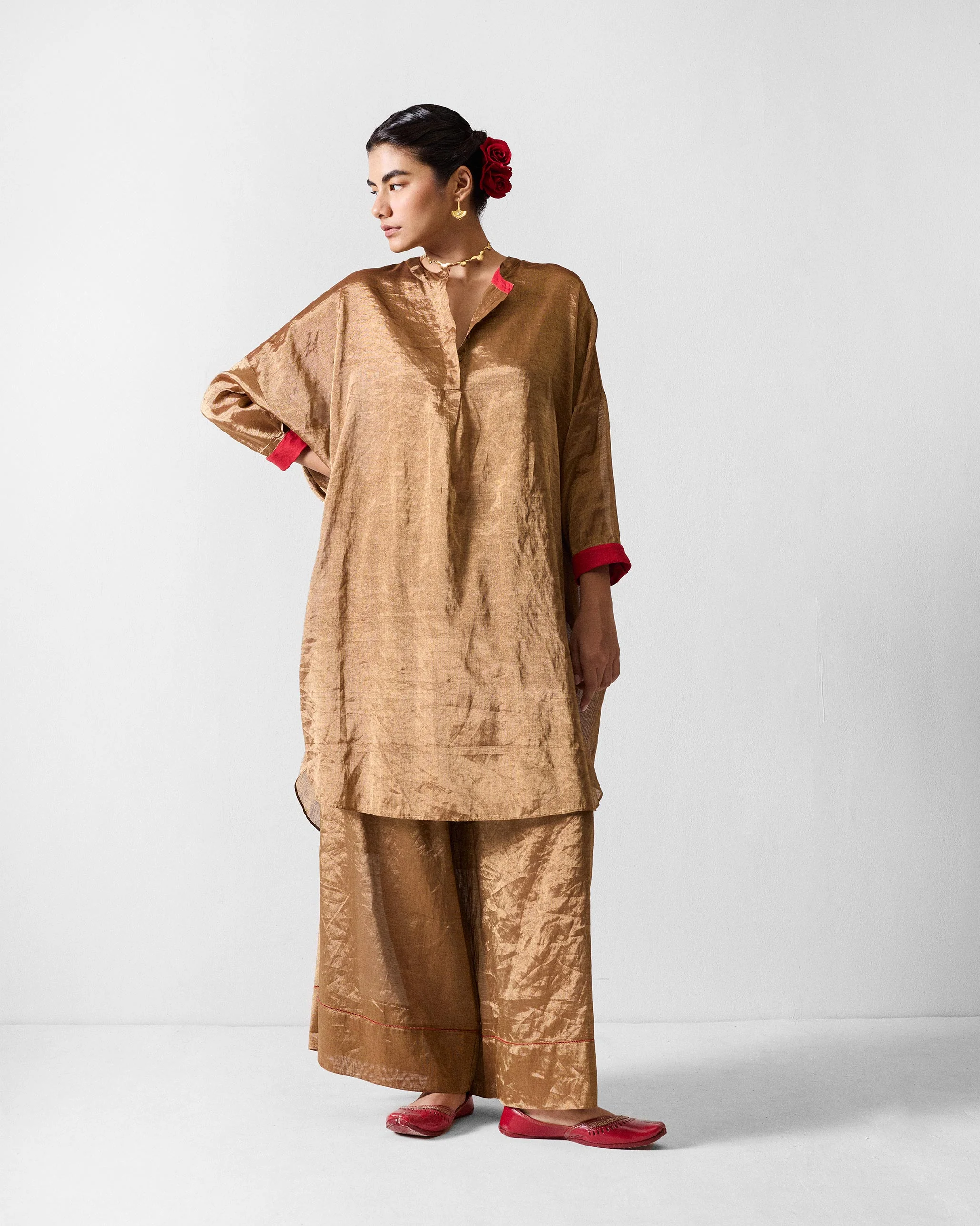 Lazy Sunday Tunic - Gold - Image 9