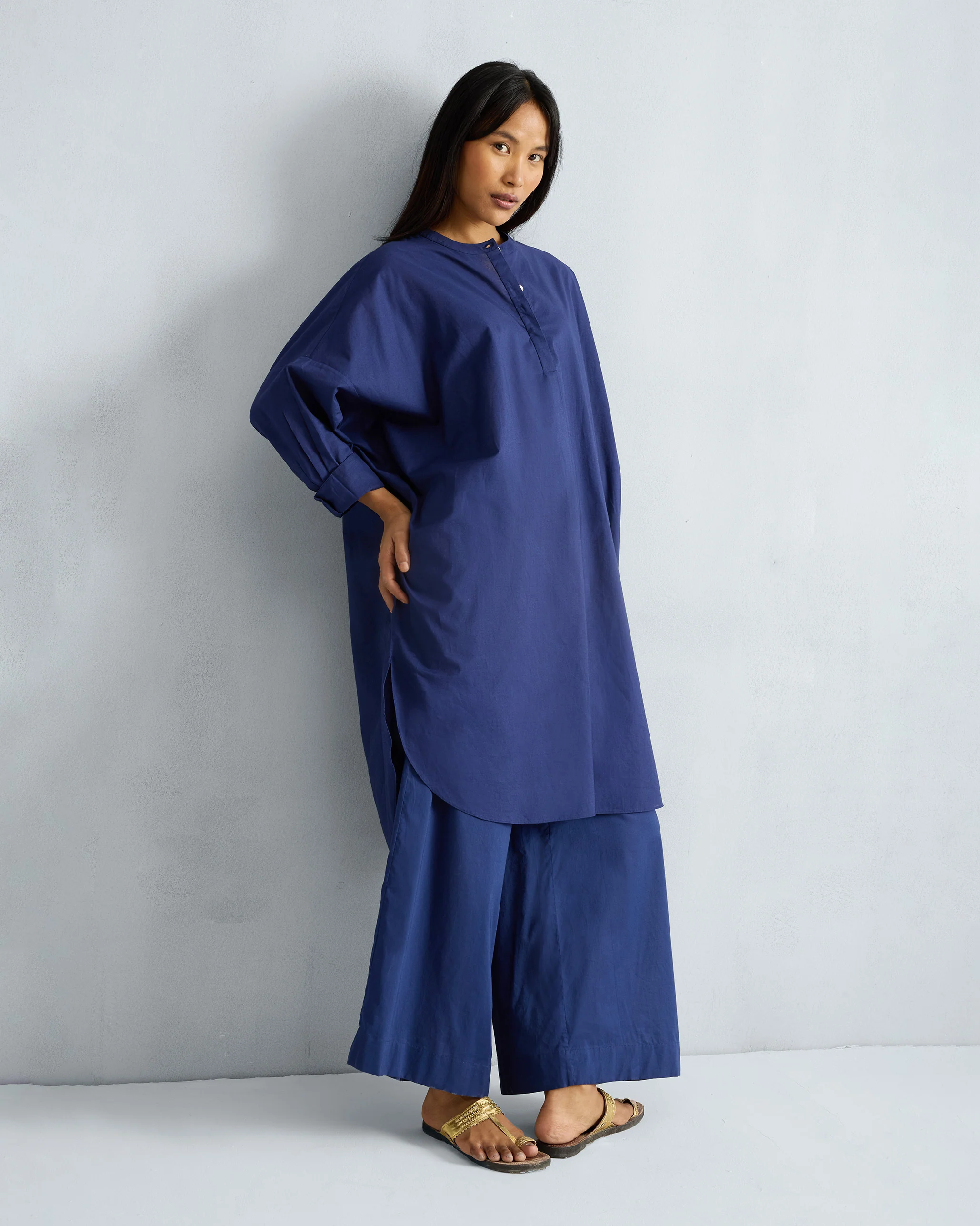 Lazy Sunday Tunic - Ink Blue - Image 6