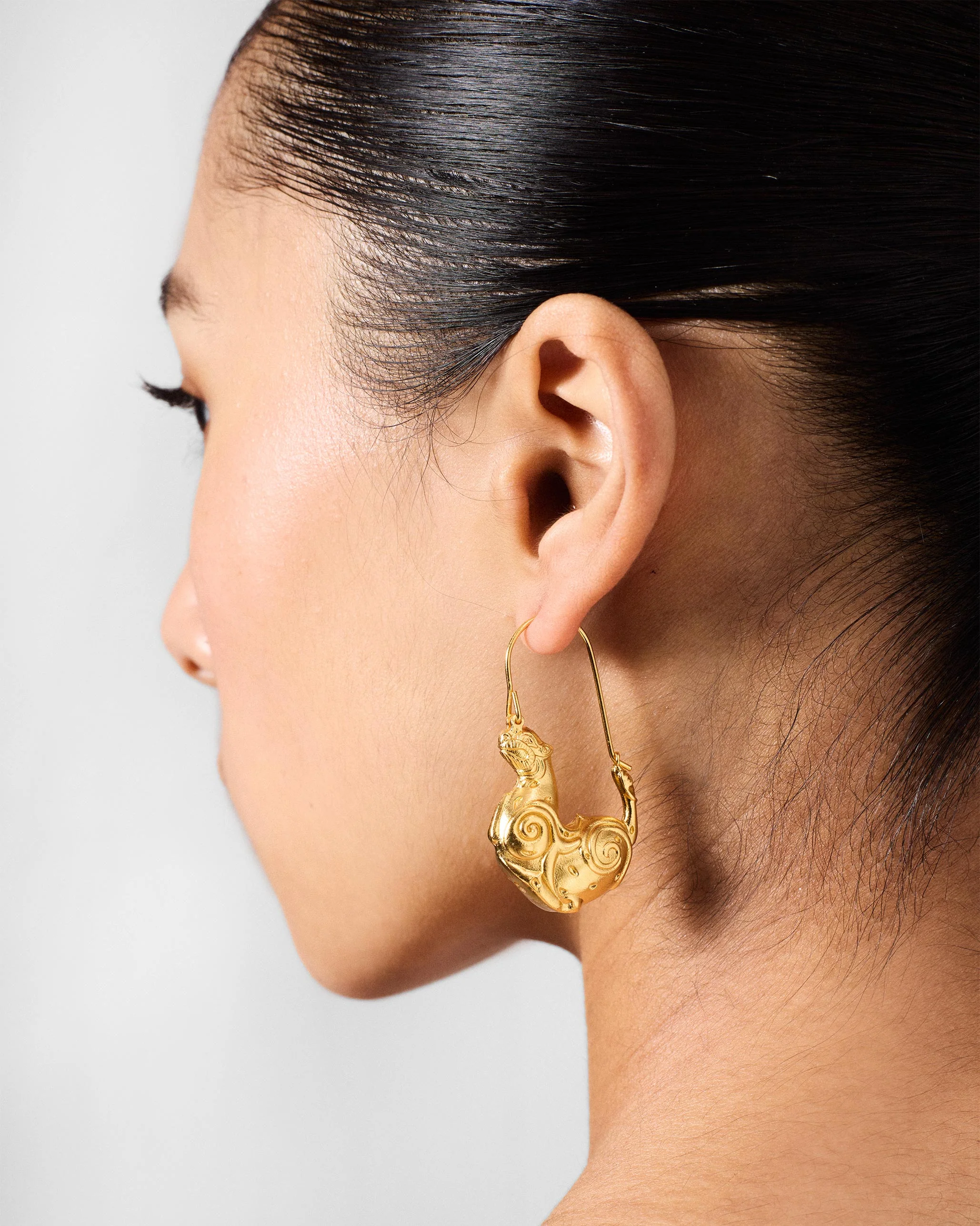 Leopard Earrings - Gold
