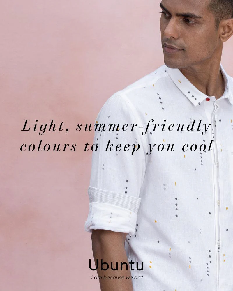 Light, summer-friendly colours to keep you cool