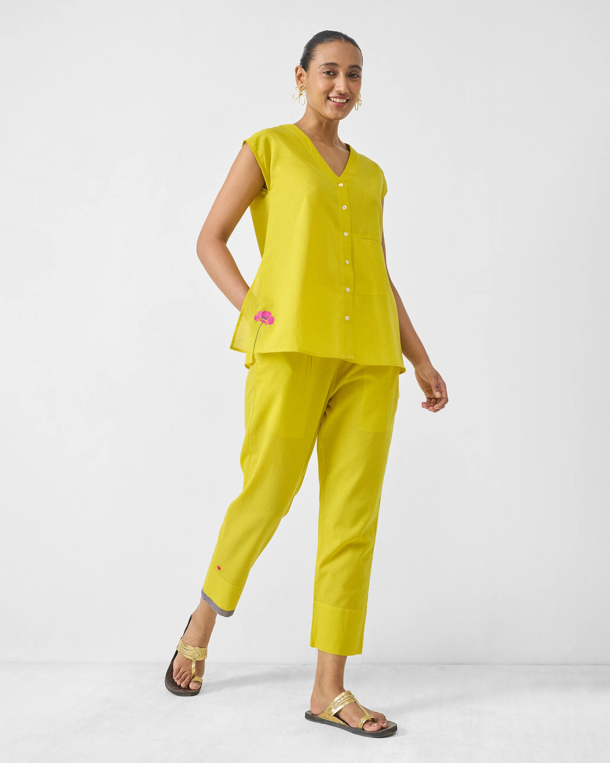 Pocket Top - Chartreuse - Image 6