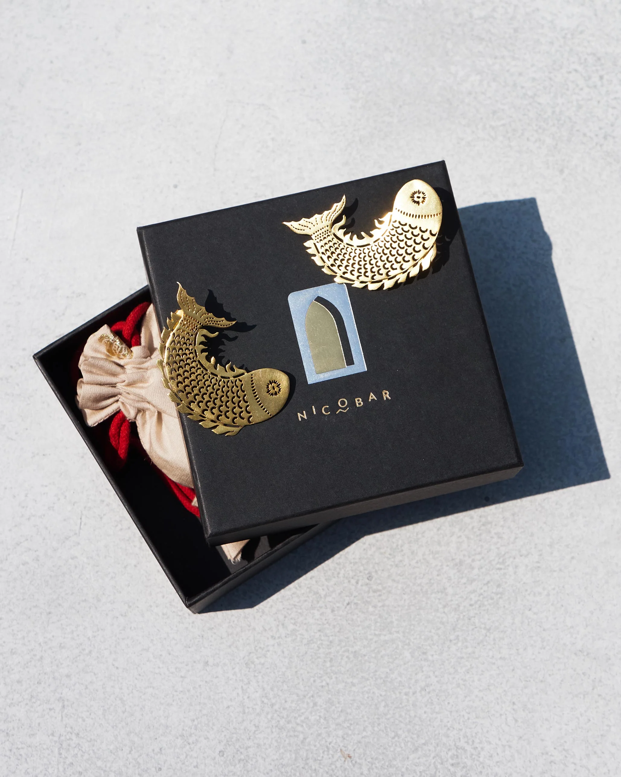 Meen Earrings - Gold - Image 2
