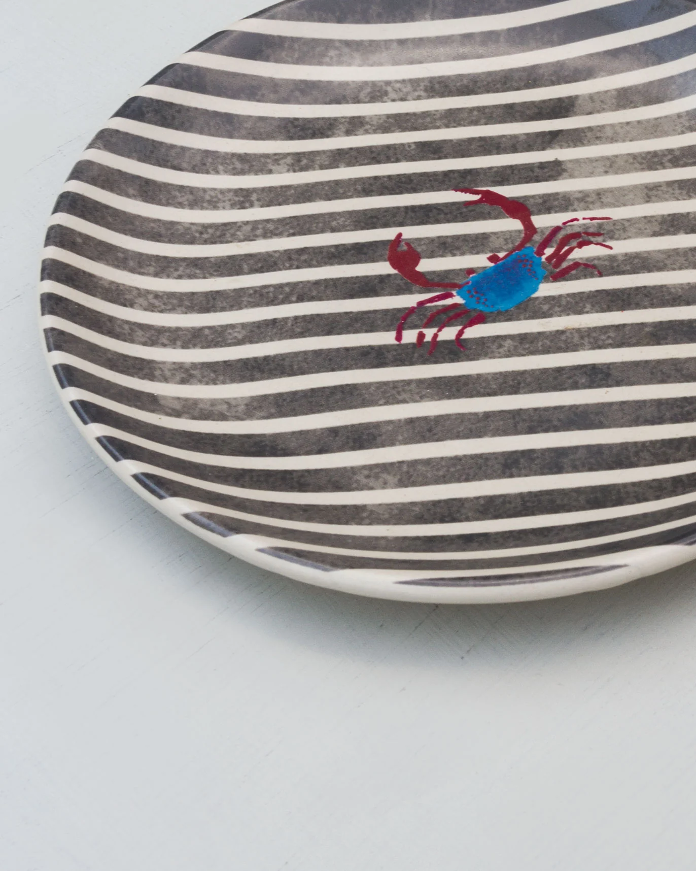 Nancowry Crab Quarter Plate - Multi - Image 2