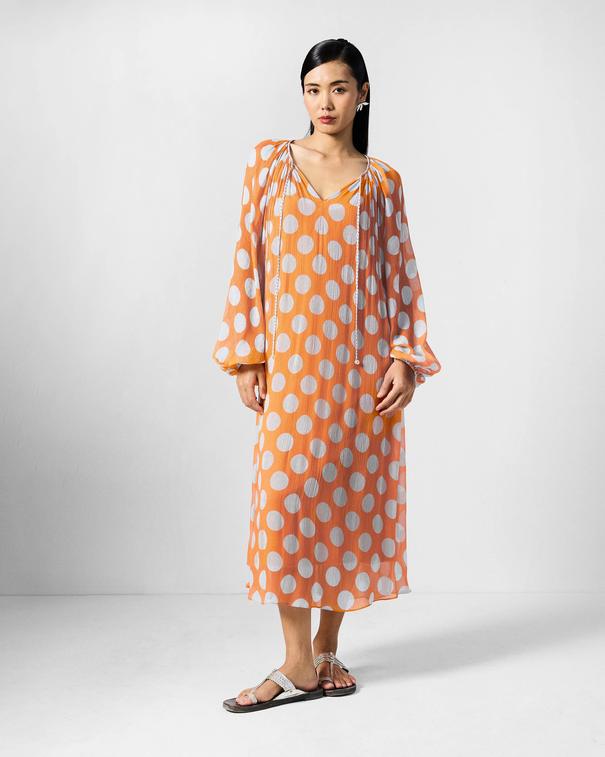 Sara Kaftan - Orange & Ice Printed - Image 9