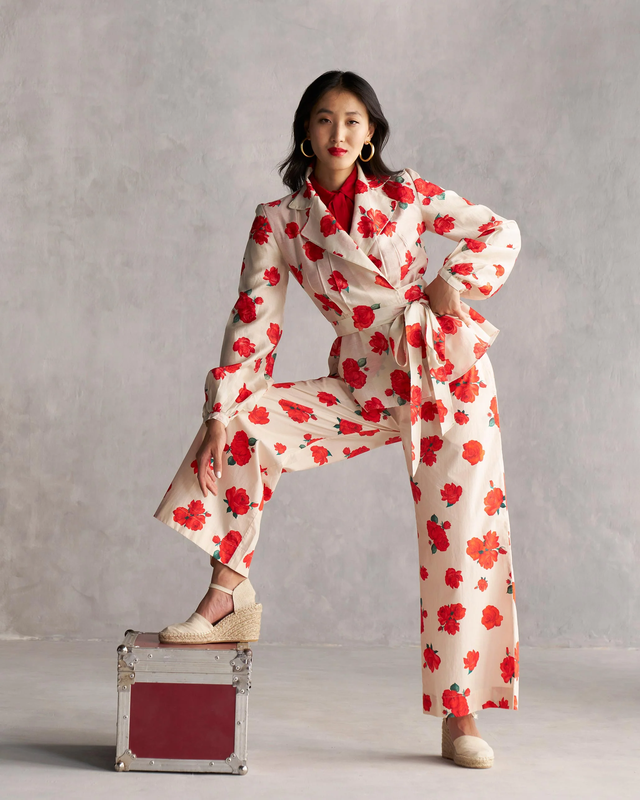 Summer Bloom Overlay - Ivory & Red - Image 5