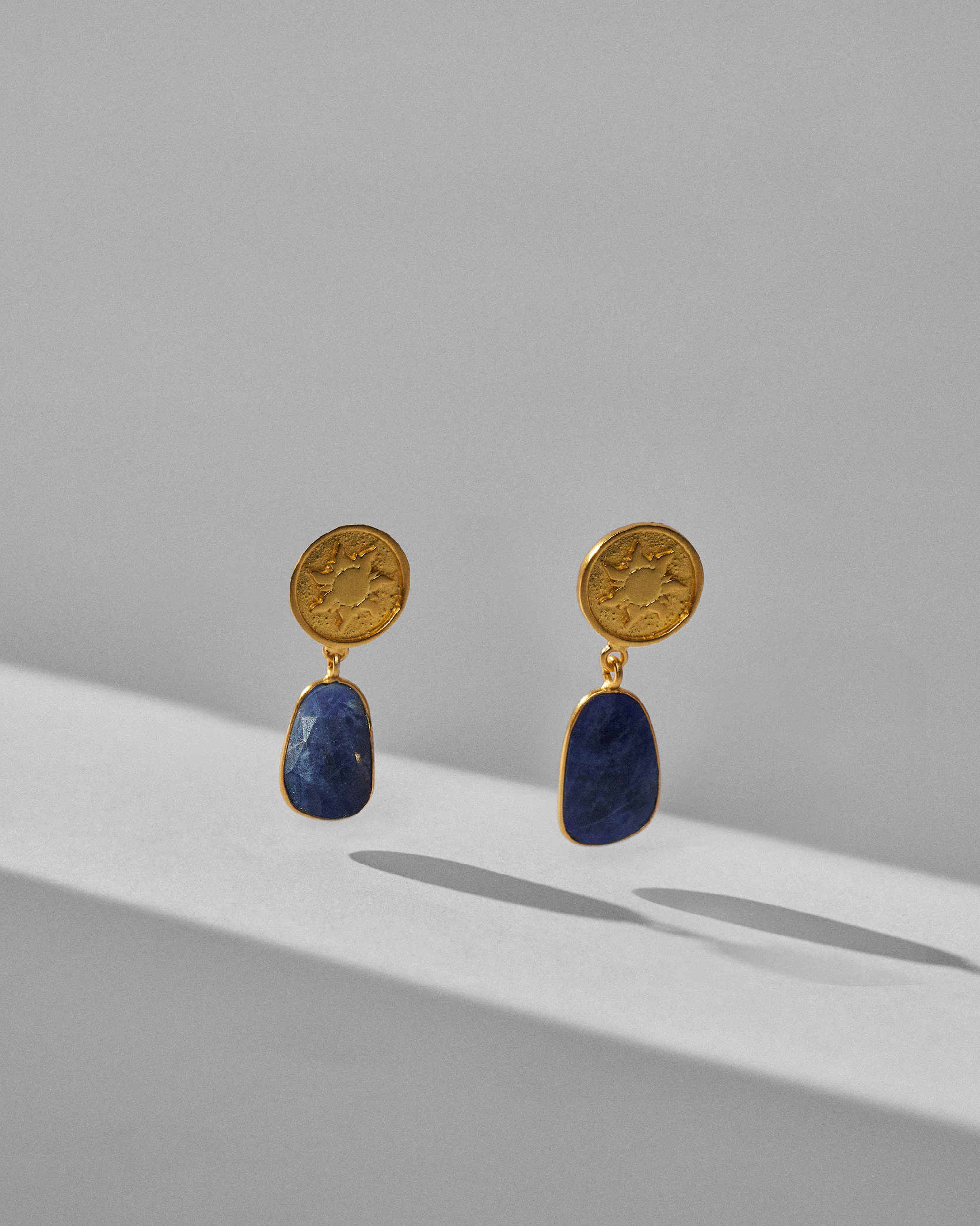 Sunrise Earrings - Blue - Image 4