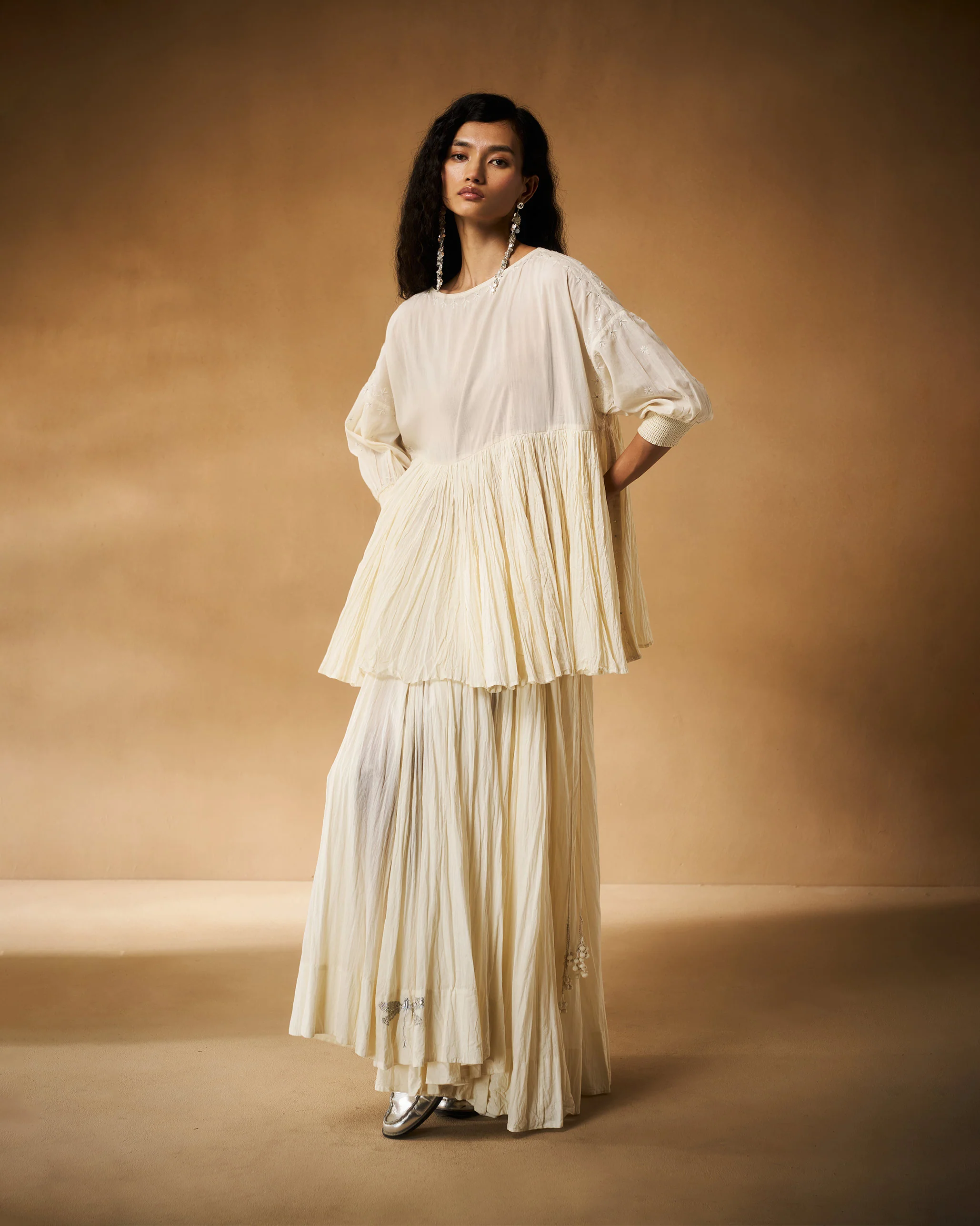Taabir Top - Ivory Chikankari - Image 12