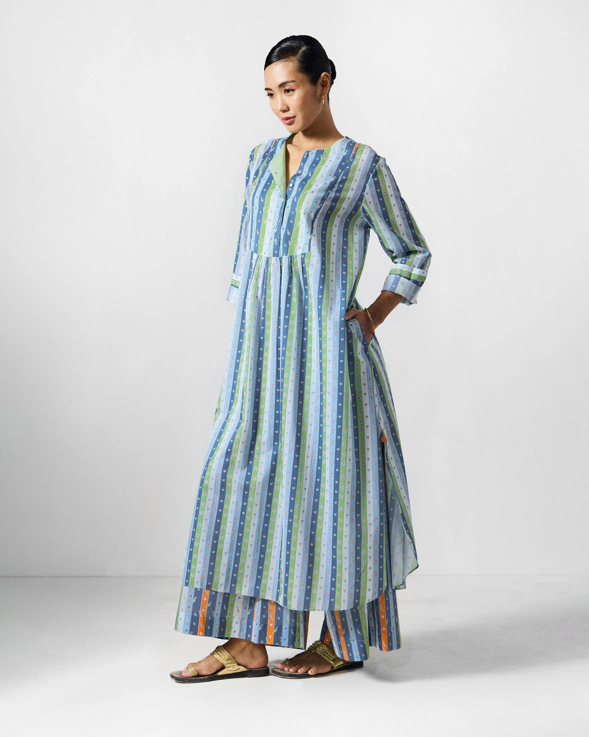 The Imke Kurta Set - Multicolour - Image 2