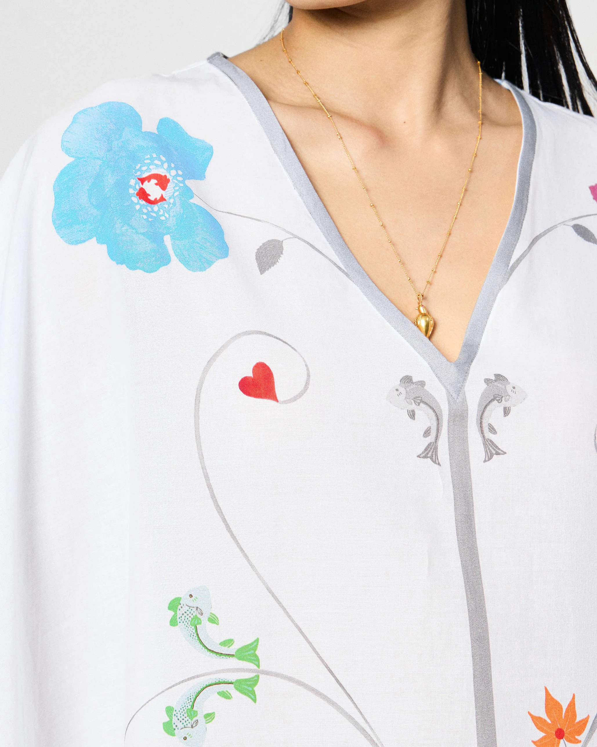 The Kohima Kaftan Set - Multicolour - Image 6
