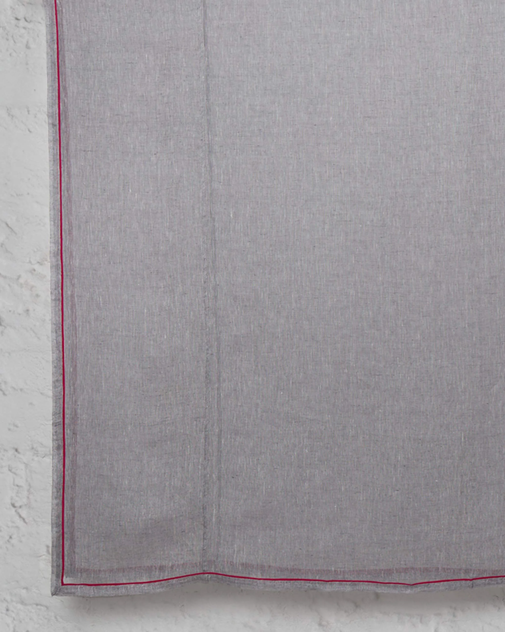 Verandah Classic Table Cloth Large - Grey & Fuchsia - Image 2