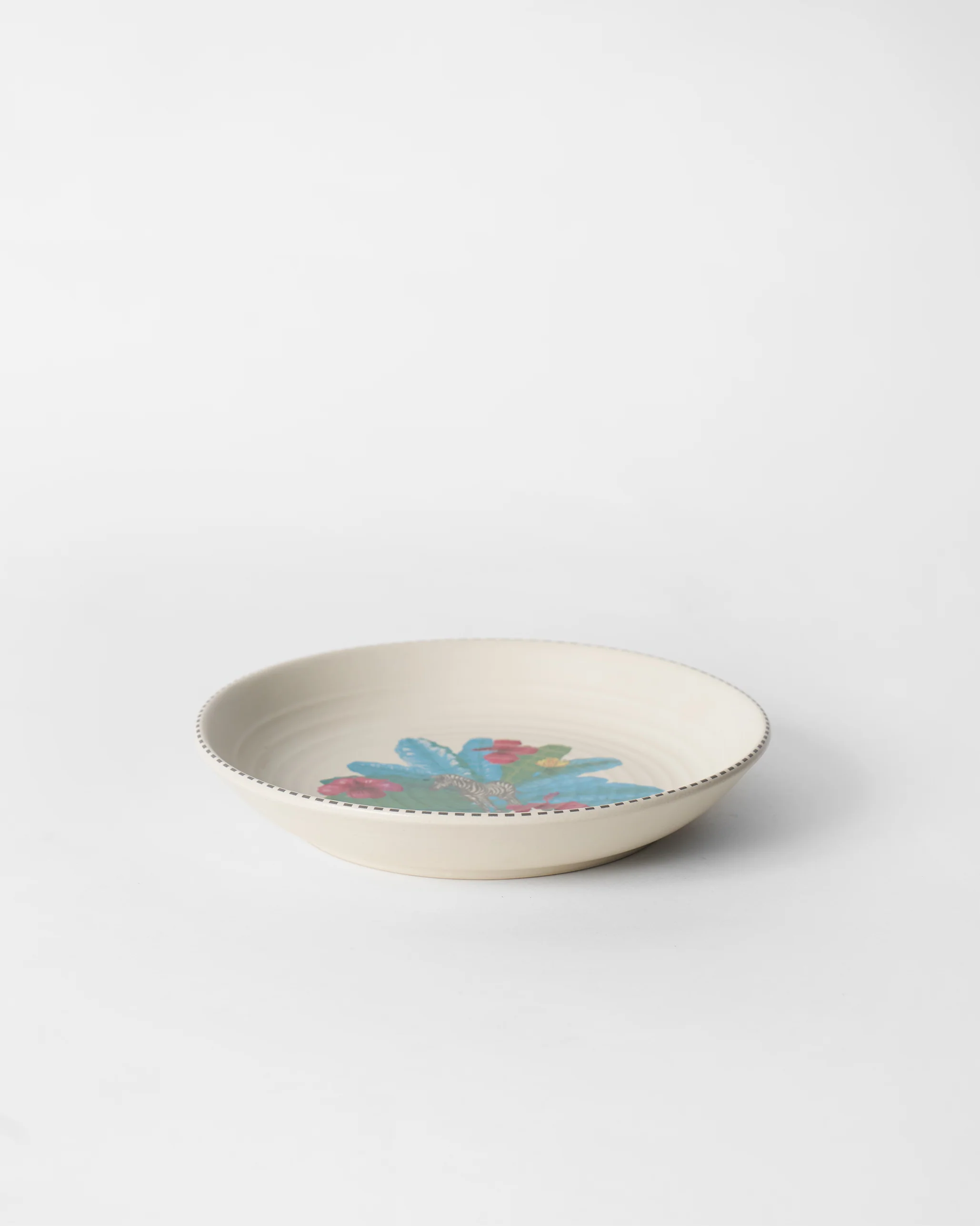 Zebra Lush Pasta Plate