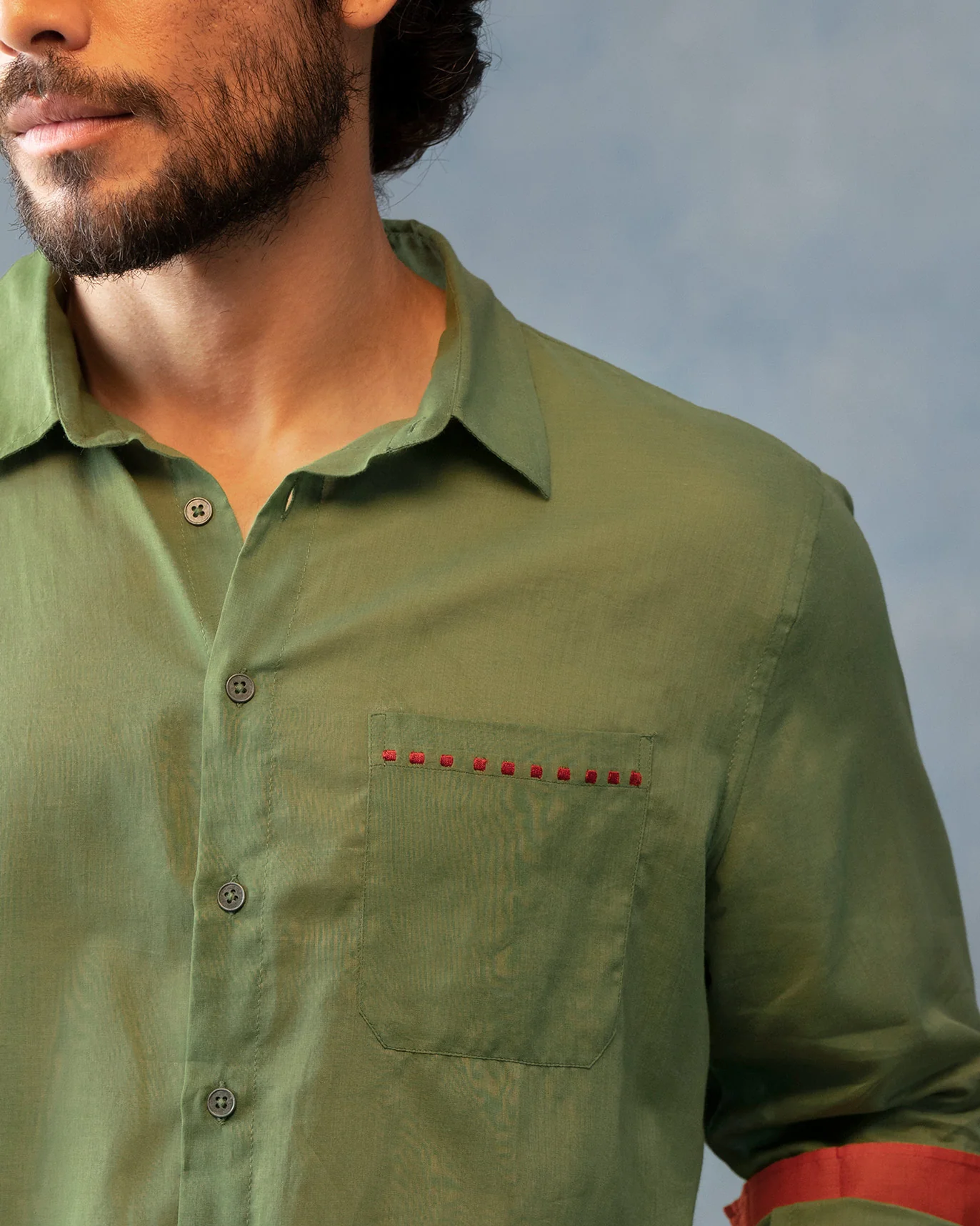 Zenith Shirt- Moss Green - Image 4